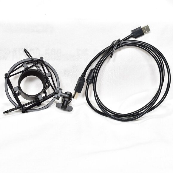 Studio Condenser USB Microphone Computer PC Microphone Kit Adjustable Boom NOB - Picture 4 of 5